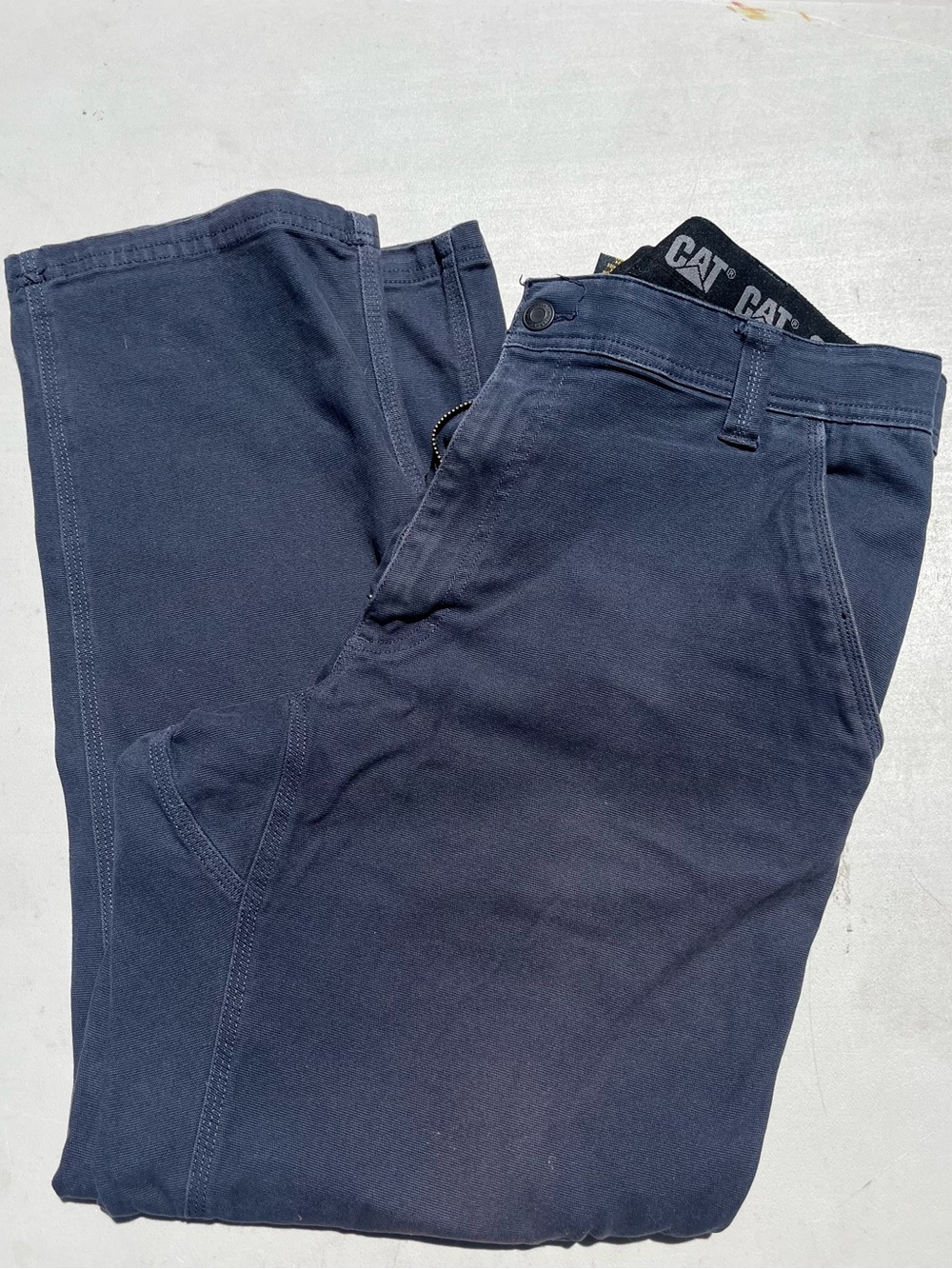 CAT Men's Navy Work Jeans